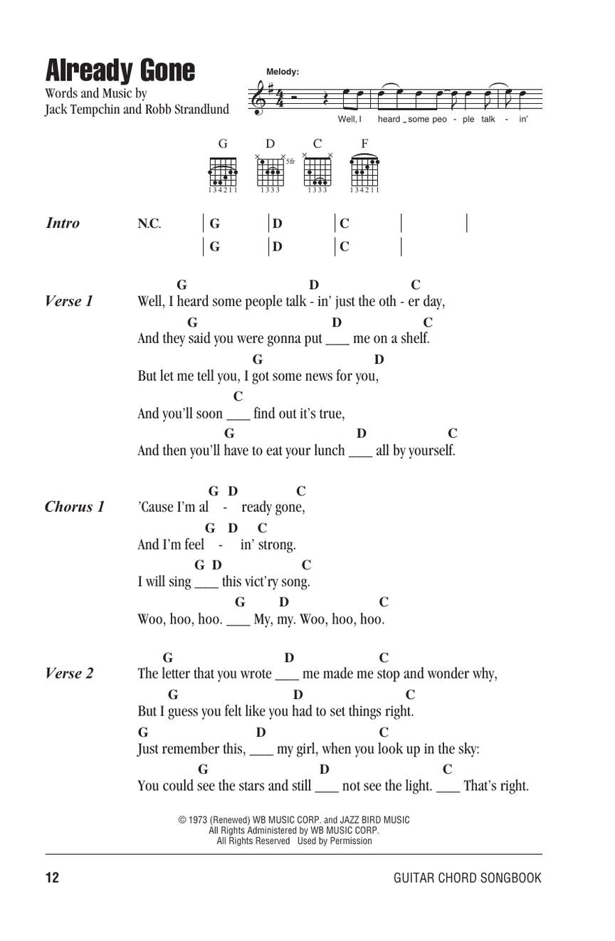 The Eagles Guitar Chord Songbook (40 Songs)