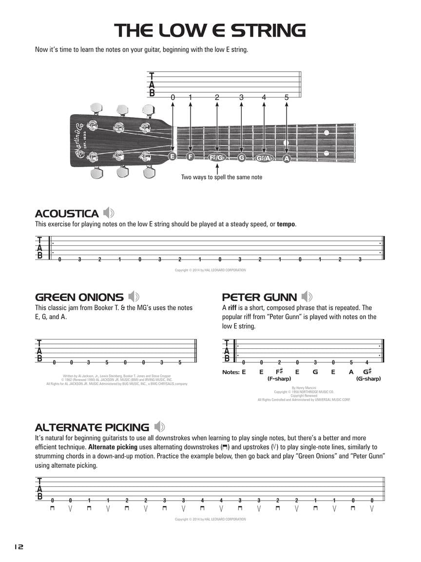 Hal Leonard Acoustic Guitar Tab Method - Book 1 (Book/Ola)