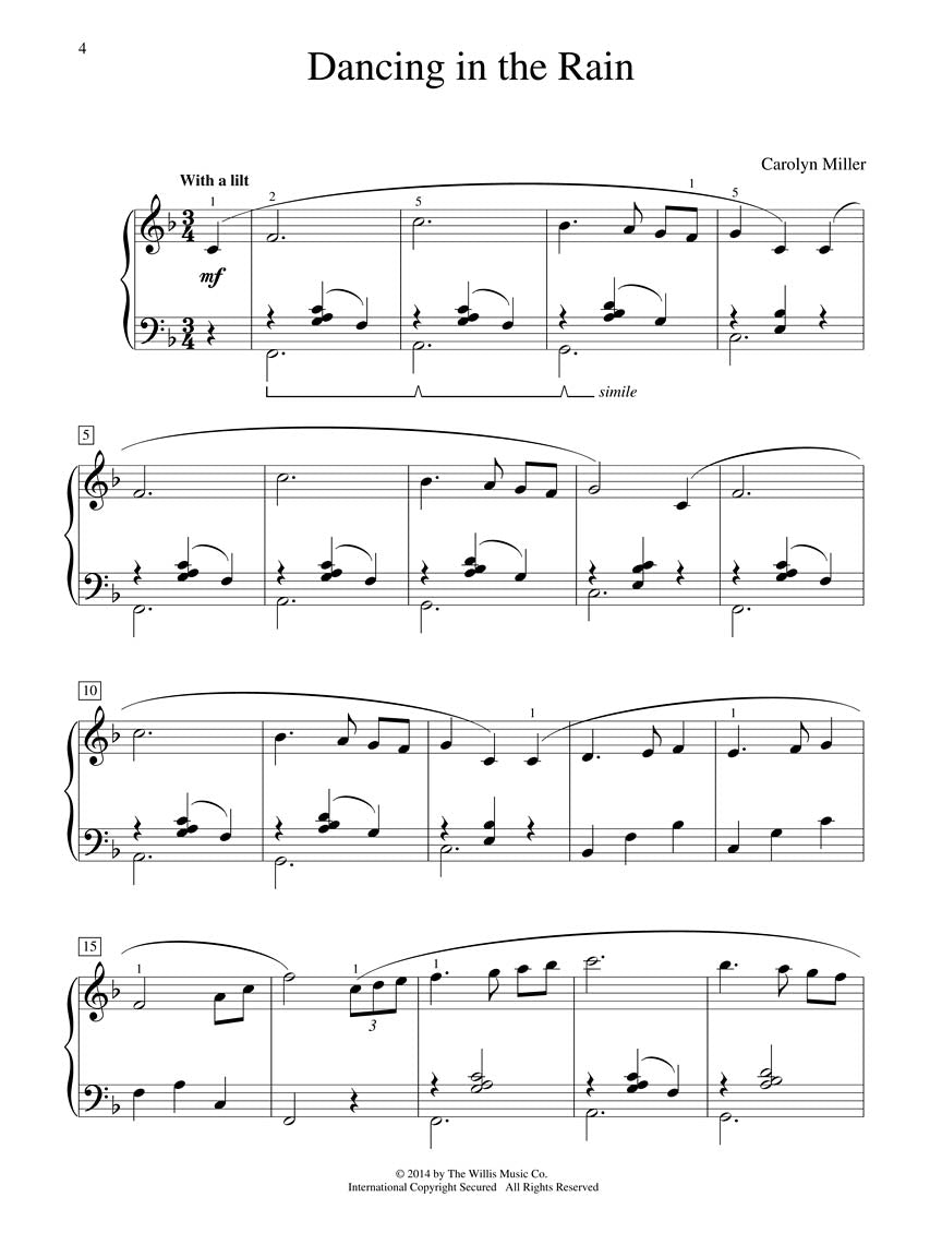 Piano Solos In Lyrical Style Book