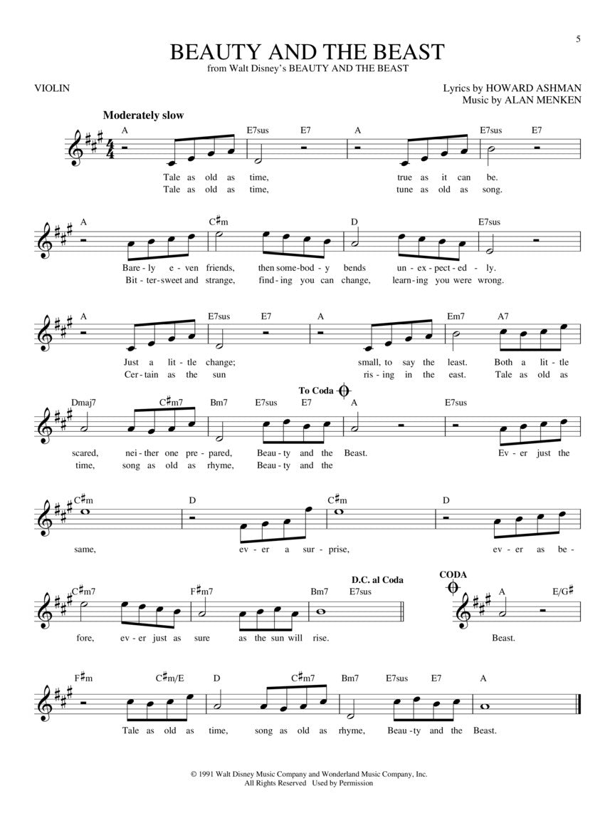 Easy Pop Melodies For Violin Songbook (50 Songs)