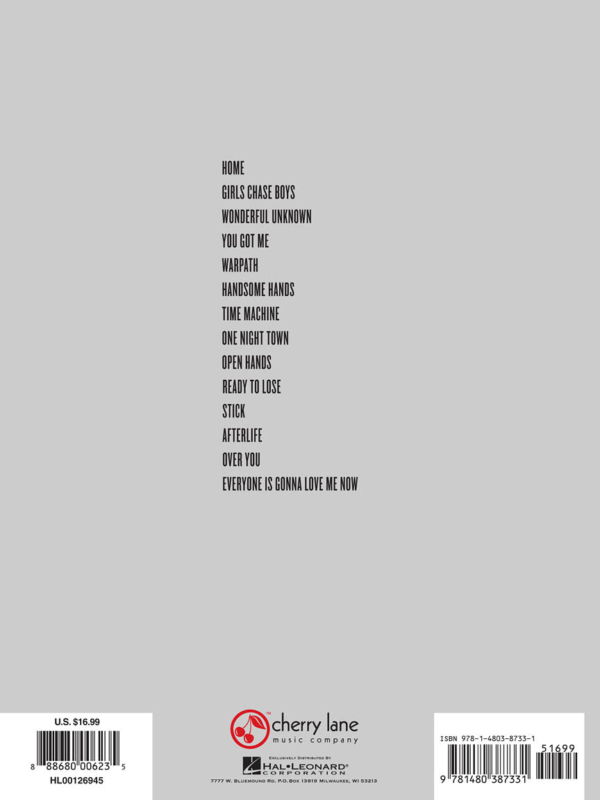 Ingrid Michaelson - Lights Out Pvg Songbook Songbooks