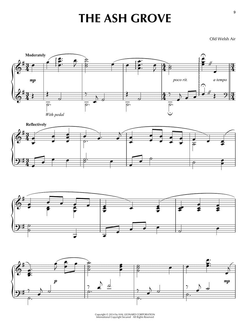 Relaxing Music For Piano Solo Book