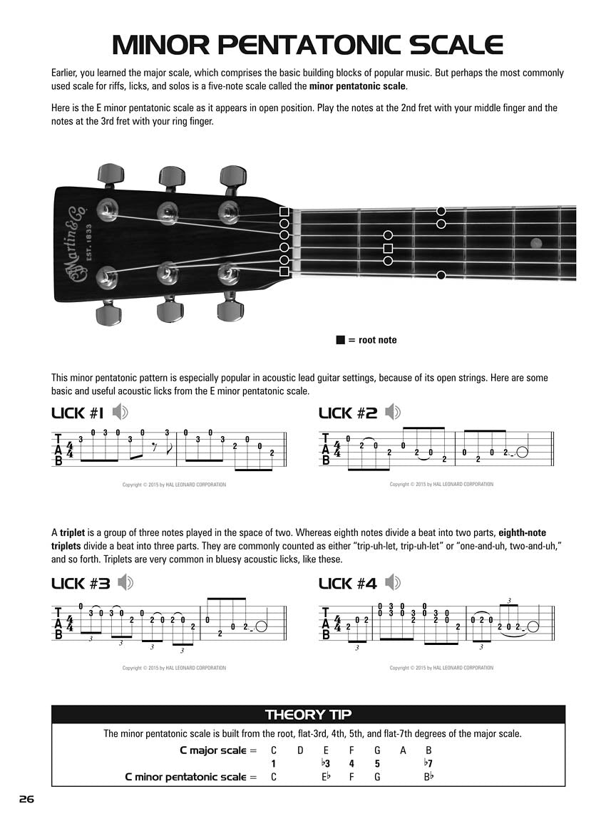 Hal Leonard Acoustic Guitar Tab Method - Book 2 (Book/Ola)