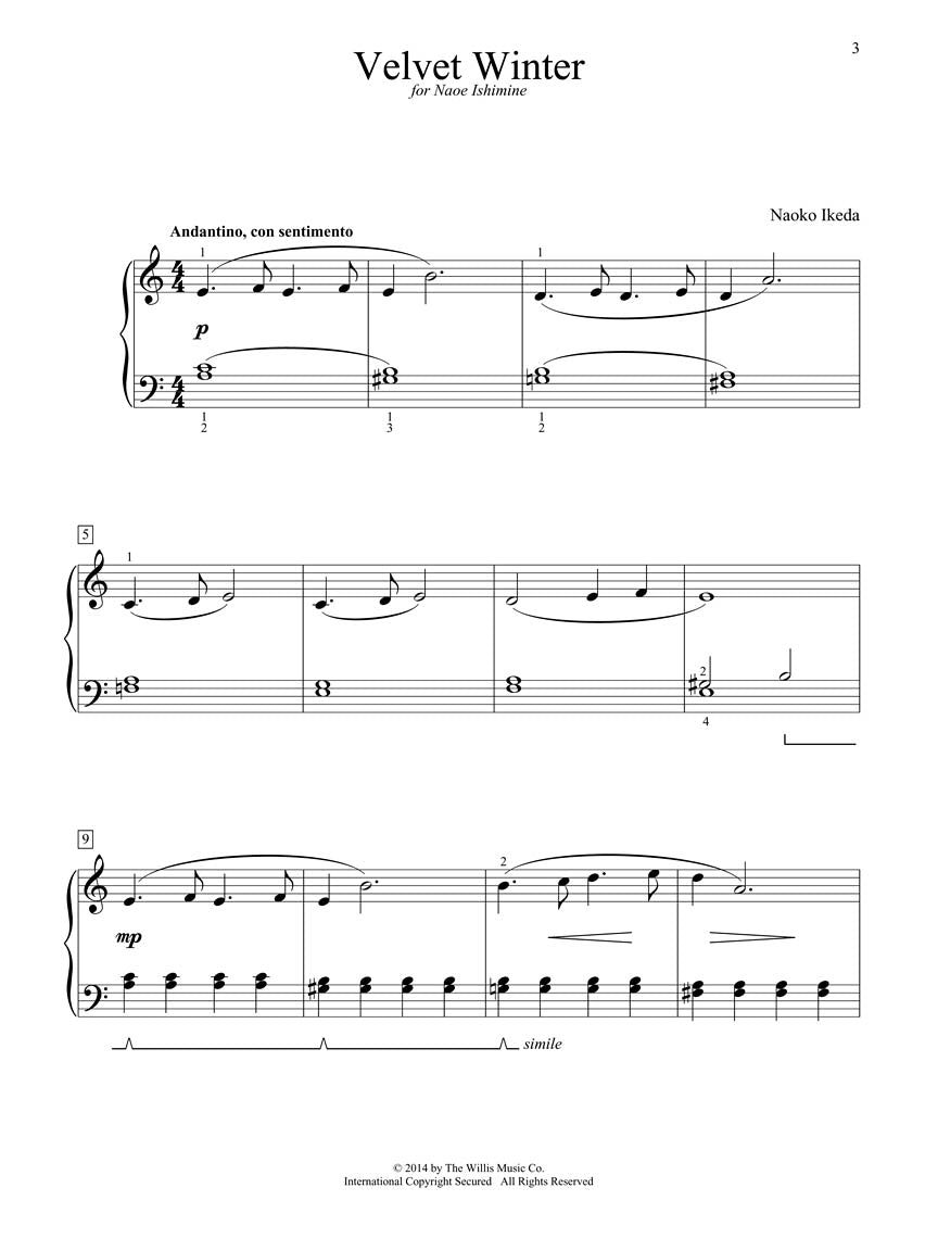 Ikeda - Seasonal Scenes At The Piano Book