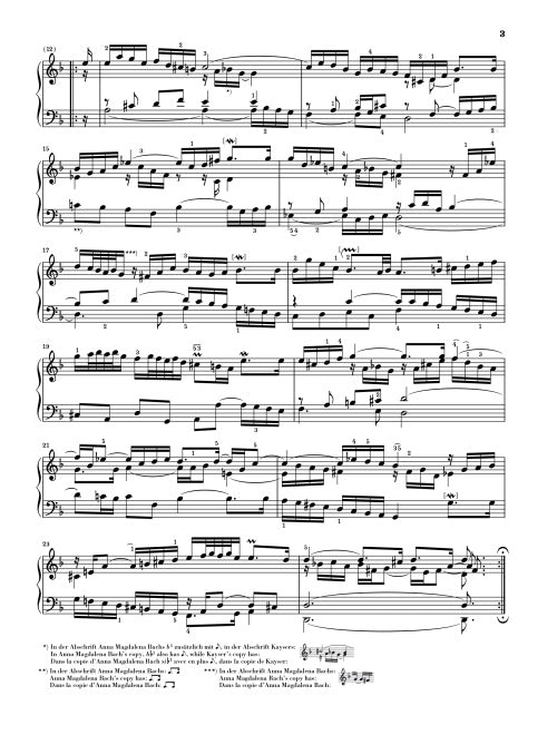 Bach - French Suites BWV 812-817 Book