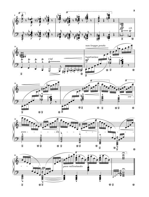 Liszt - Transcendental Etudes Urtext Book