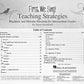 First We Sing Teaching Strategies - Intermediate Book (Revised Edition)