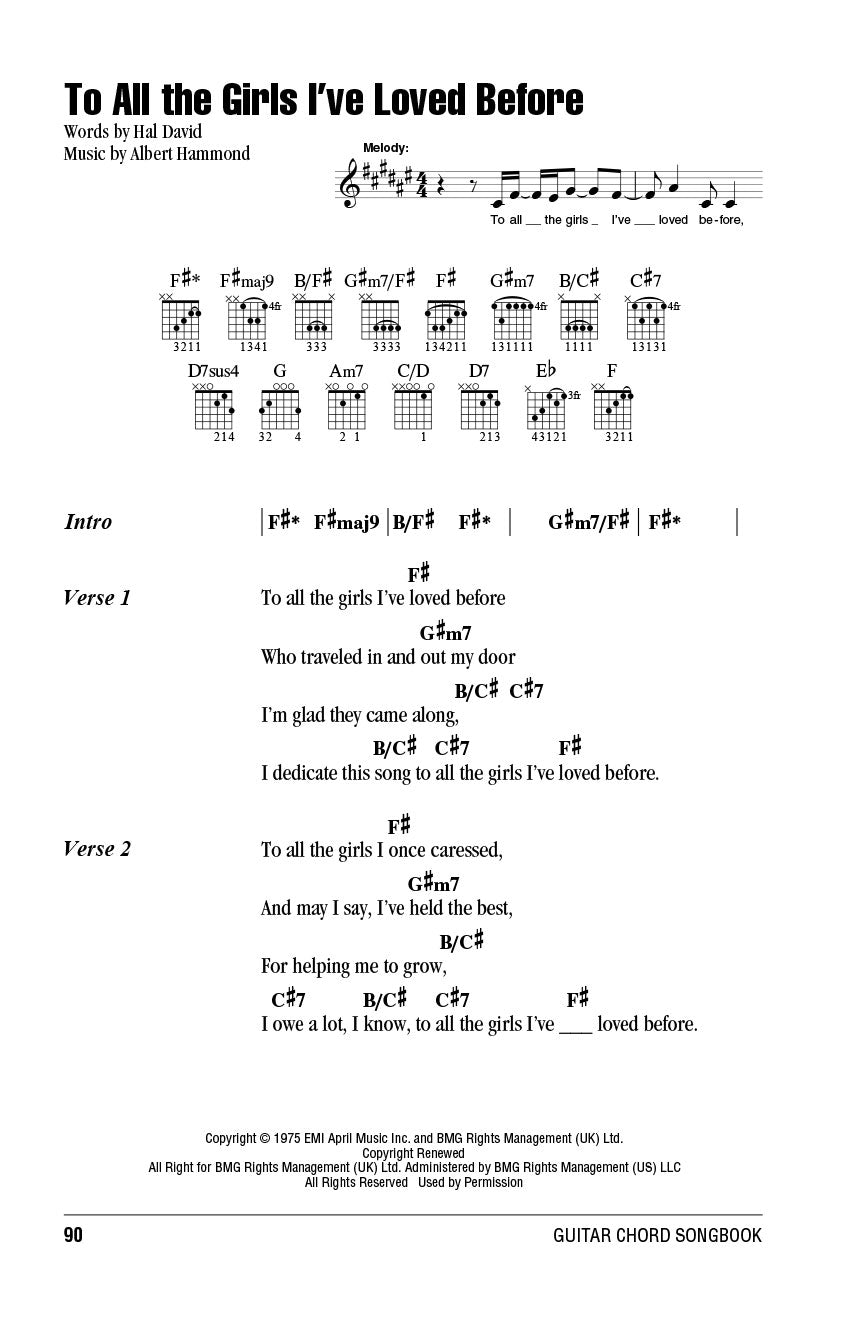 Willie Nelson Guitar Chord Songbook