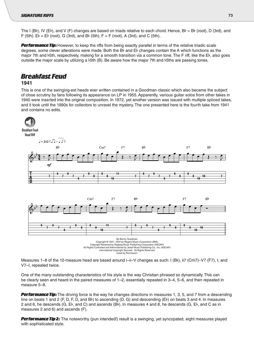 Play Like Charlie Christian - The Ultimate Guitar Lesson Book/Ola