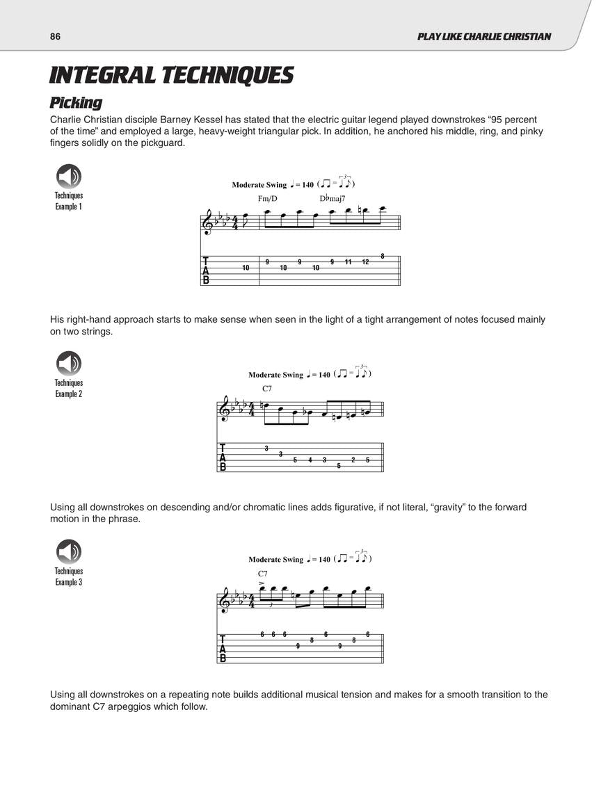 Play Like Charlie Christian - The Ultimate Guitar Lesson Book/Ola