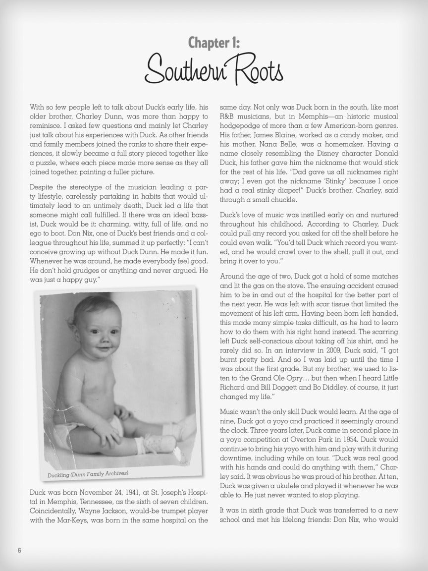 Soul Fingers - The Music & Life of Legendary Bassist Donald "Duck" Dunn (Book/Ola)