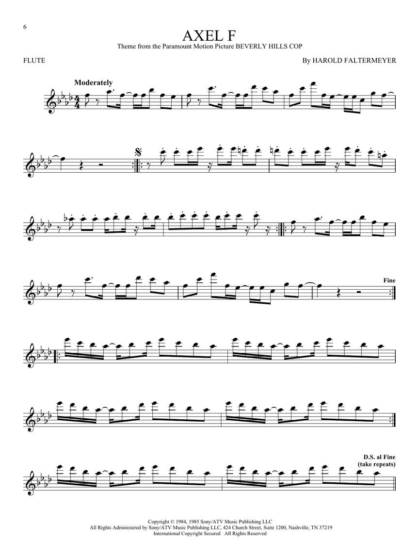 101 Movie Hits For Flute Book