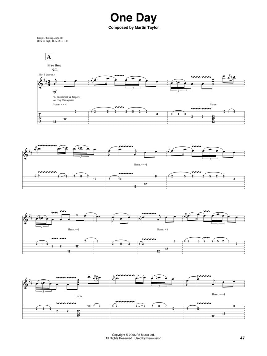 Tommy Emmanuel - Its Never Too Late Guitar Tab Book