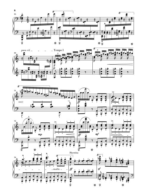 Liszt - Transcendental Etudes Urtext Book