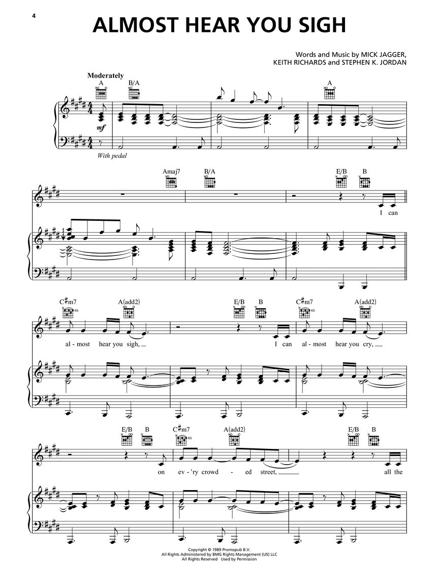 Rolling Stones Sheet Music Anthology PVG Songbook