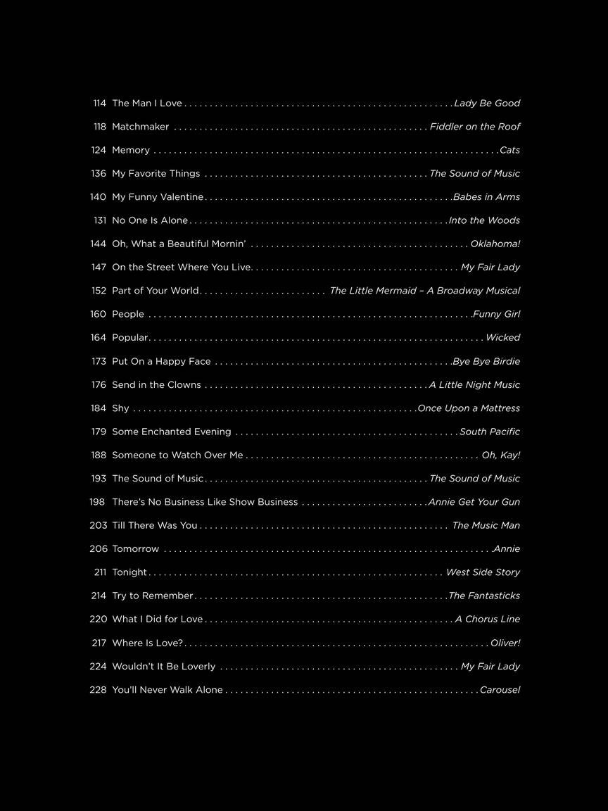 First 50 Broadway Songs You Should Sing High Voice