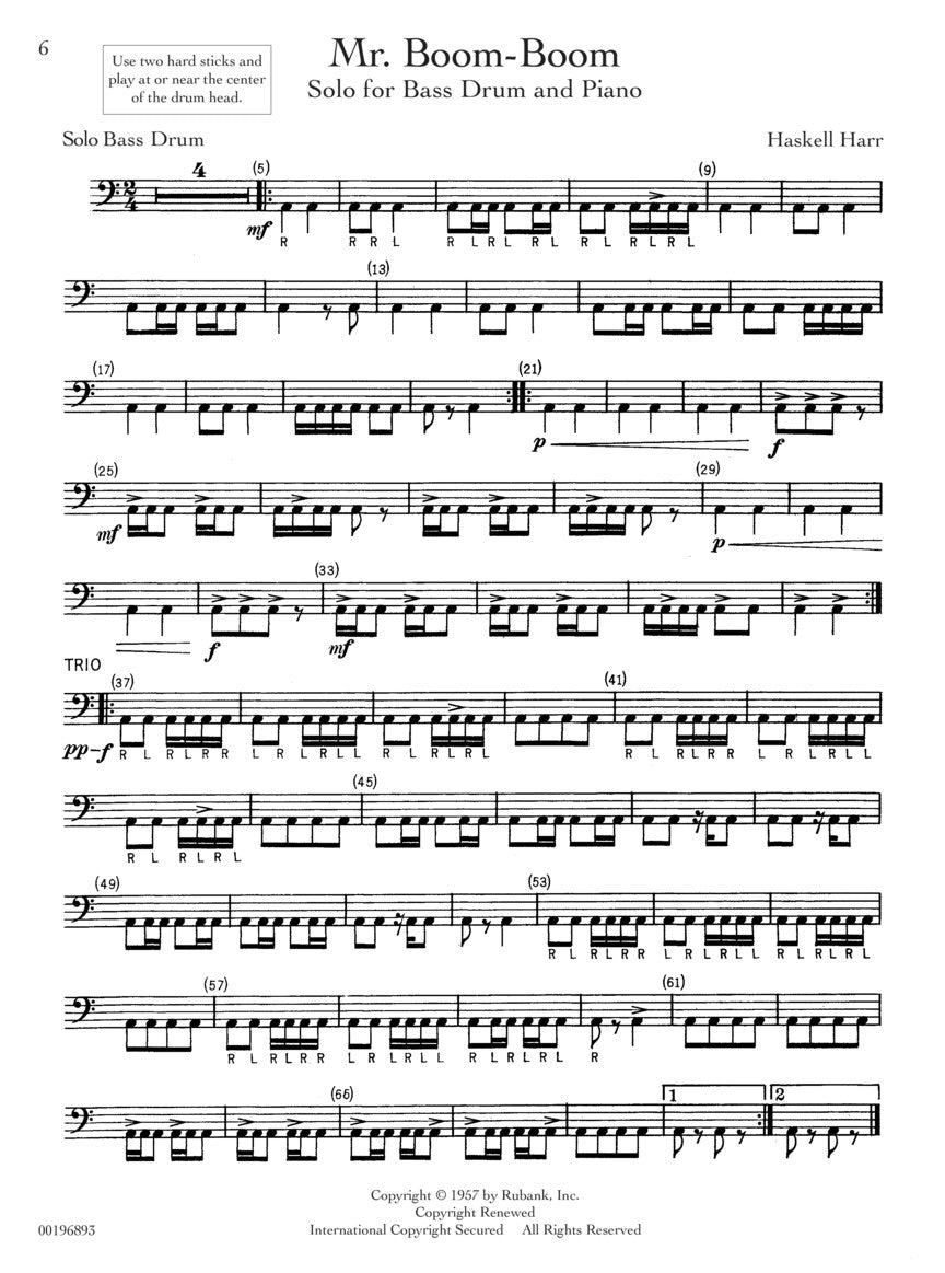Rubank Treasures For Percussion - Book/Oa