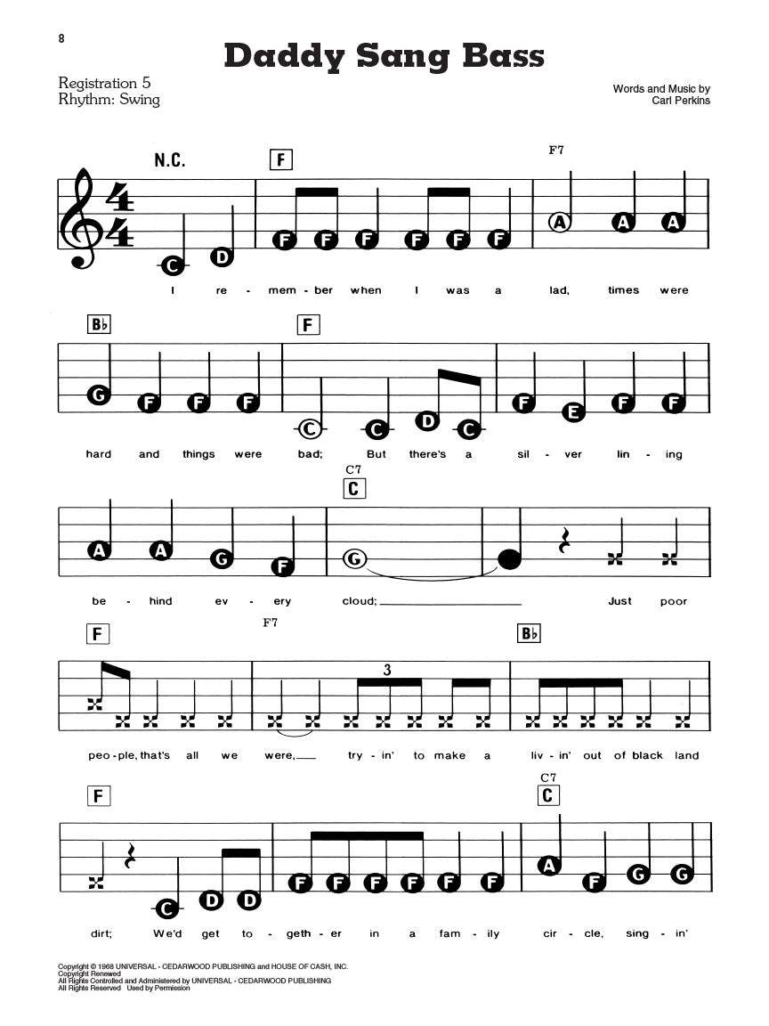 Good Ol' Gospel - EZ Play Piano Volume 21 Songbook