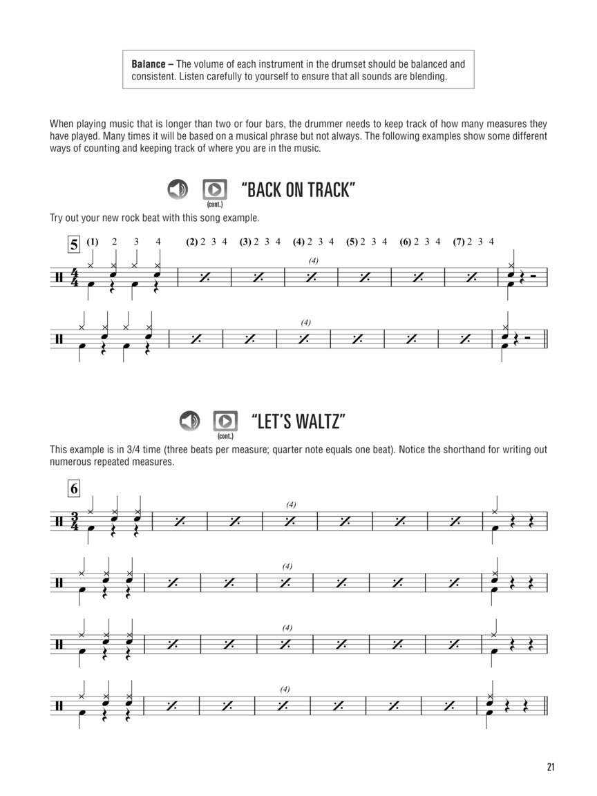 Hal Leonard Drumset Method - Book 1 (Book/Olm)