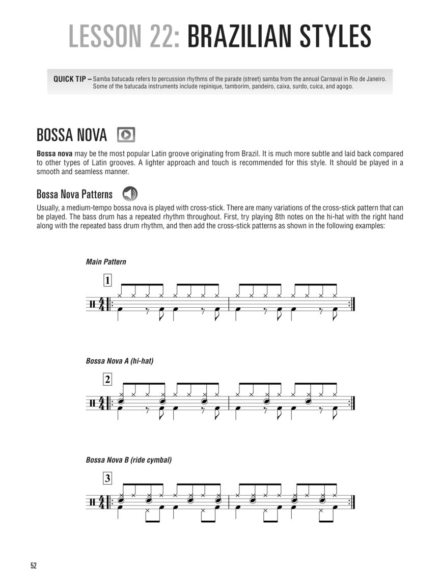 Hal Leonard Drumset Method - Book 2 (Book/Olm)