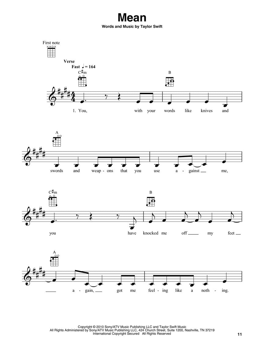 Taylor Swift Ukulele Play Along Volume 23 Book/Ola (2nd Edition)