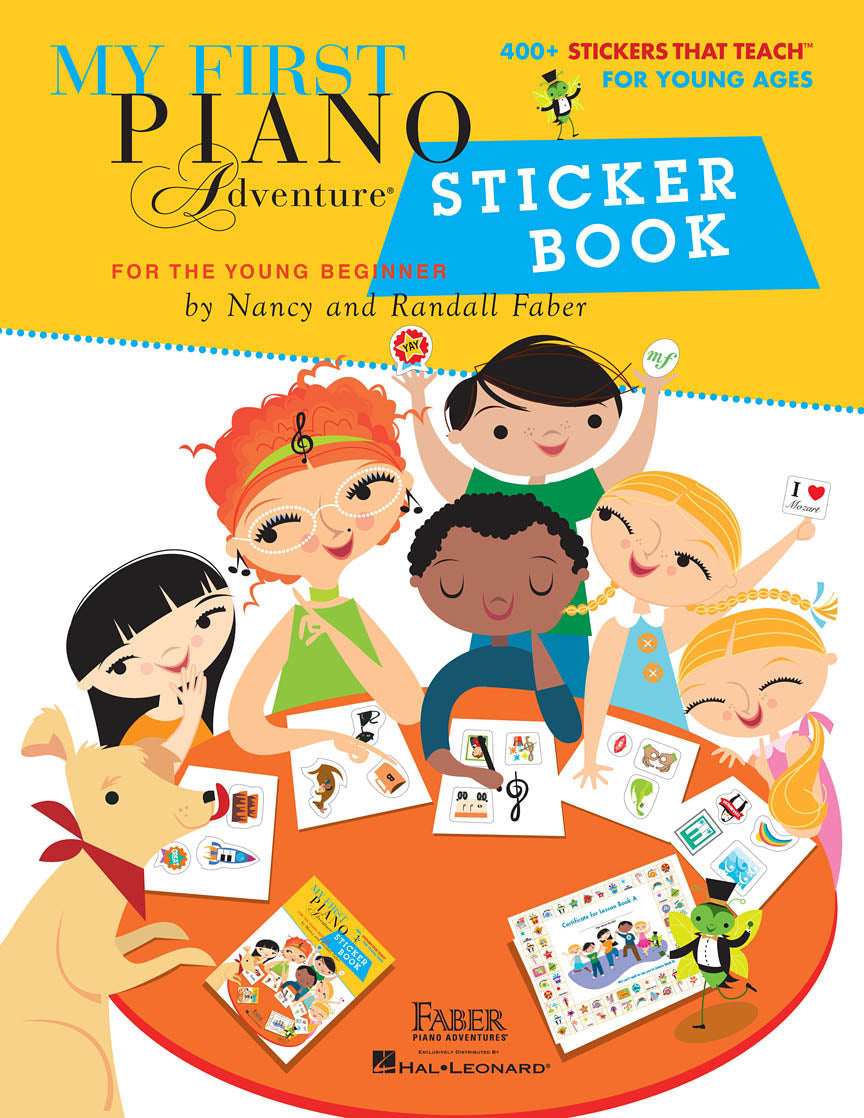 My First Piano Adventure - Sticker Book & Keyboard