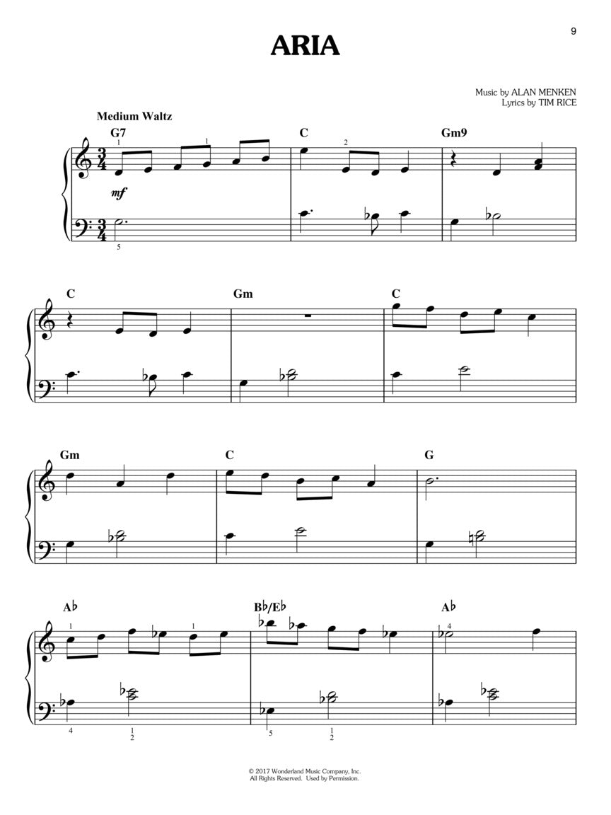 Beauty And The Beast Movie - Easy Piano Book