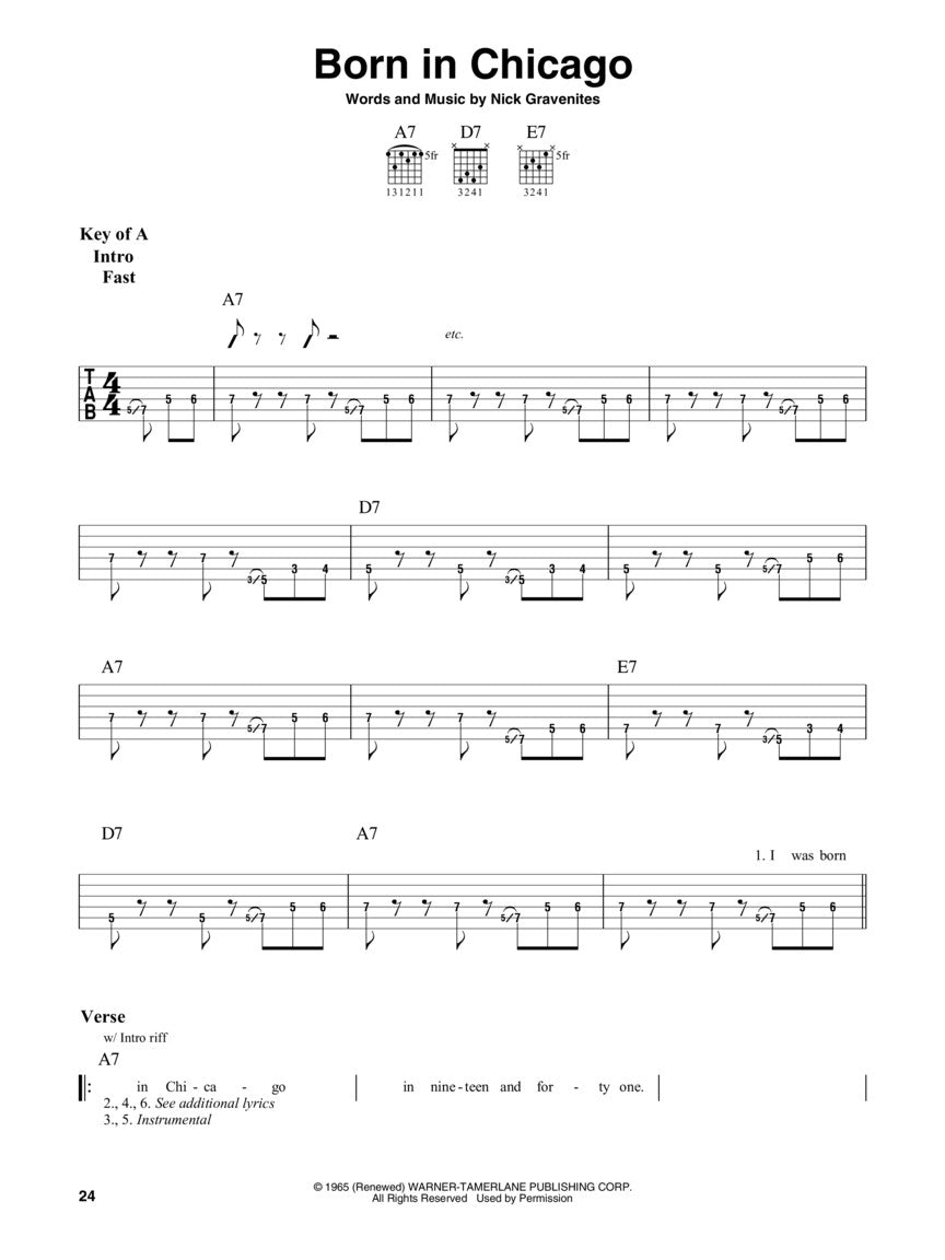 First 50 Blues Songs You Should Play On Guitar Book