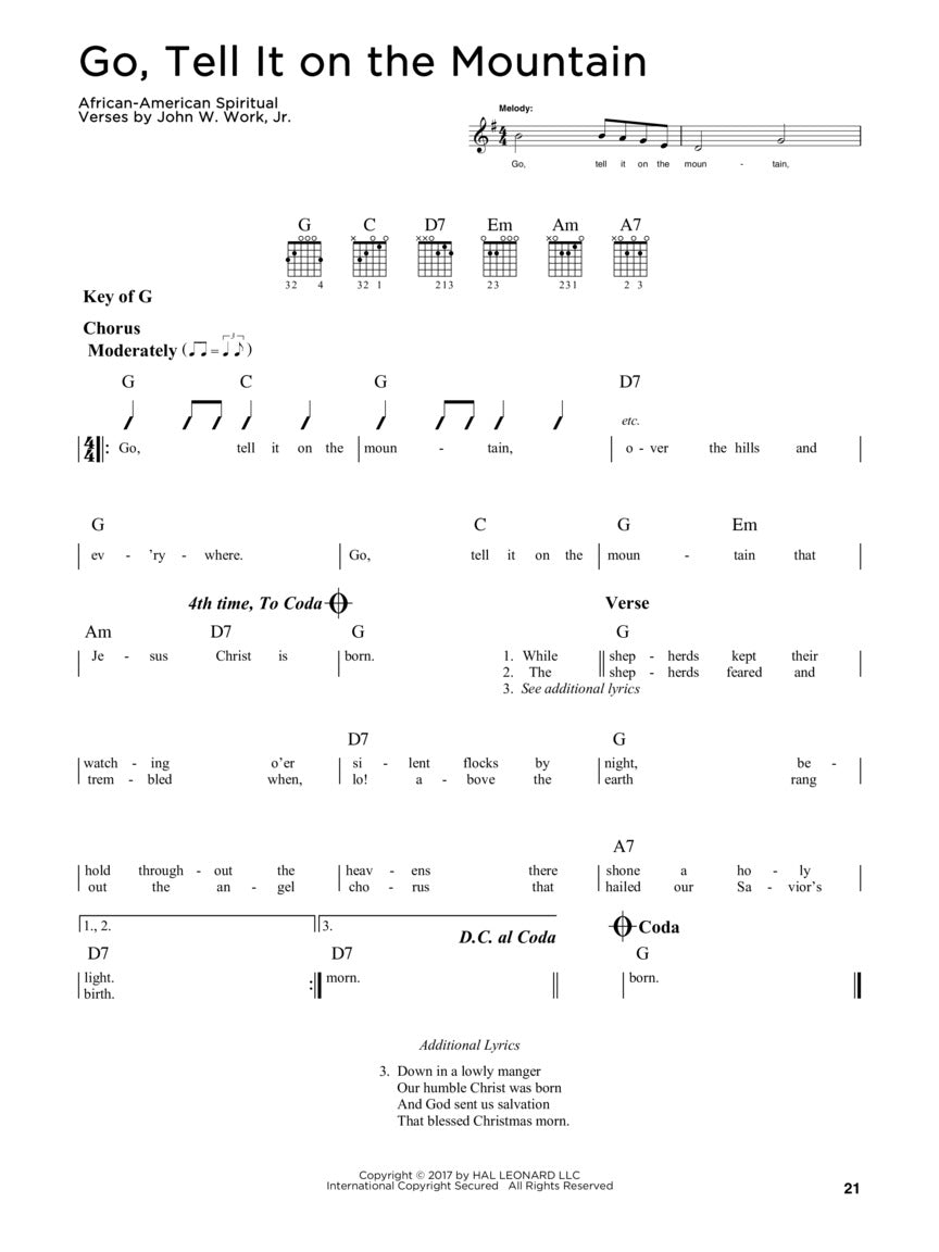 First 50 Christmas Carols You Should Play On Guitar Book