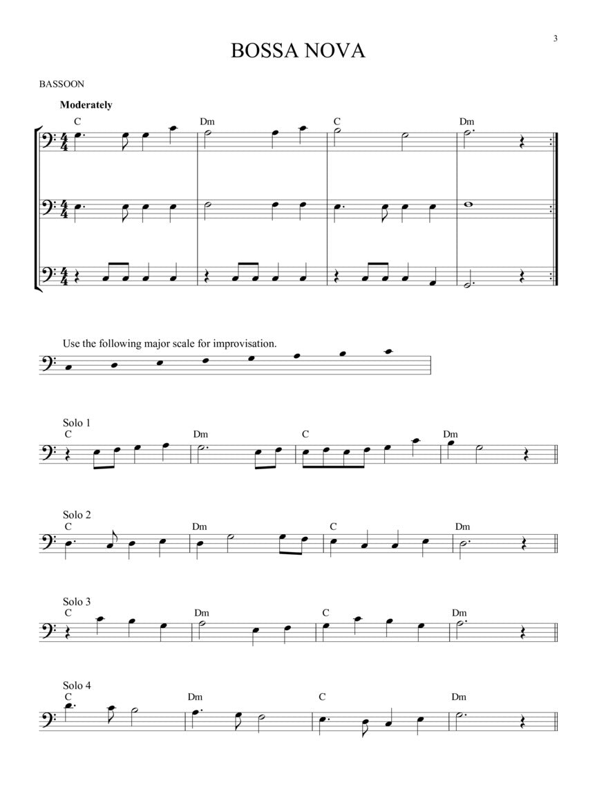 Easy Improvisation For Bassoon Book/Ola