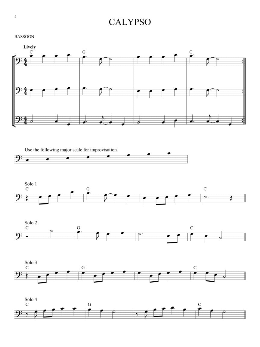 Easy Improvisation For Bassoon Book/Ola