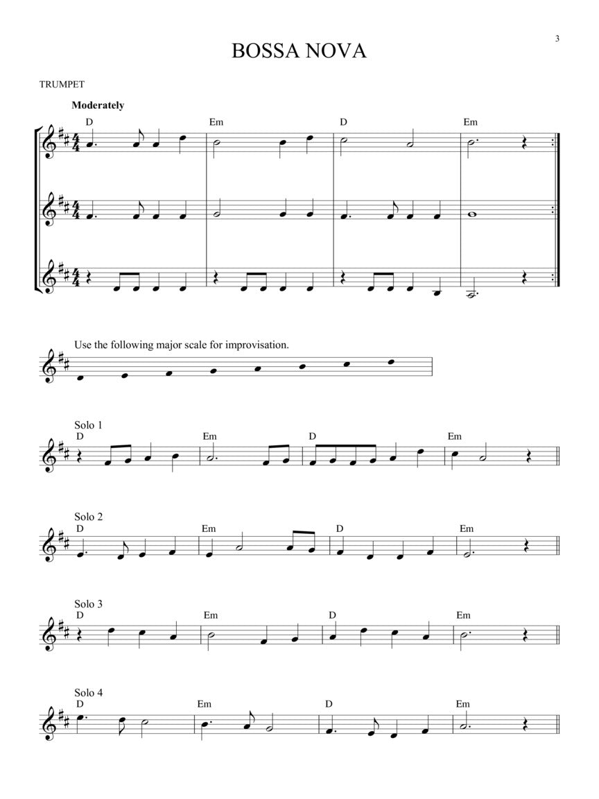Easy Improvisation For Trumpet Book/Ola