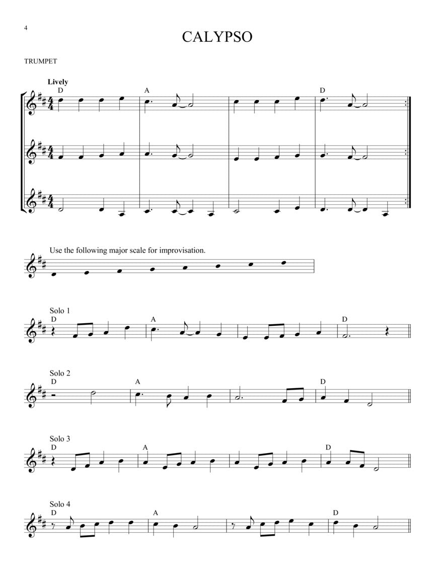 Easy Improvisation For Trumpet Book/Ola