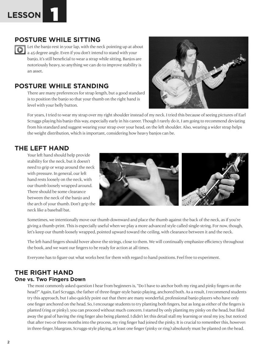 First 15 Lessons - Banjo (Book and Online Audio/Video)