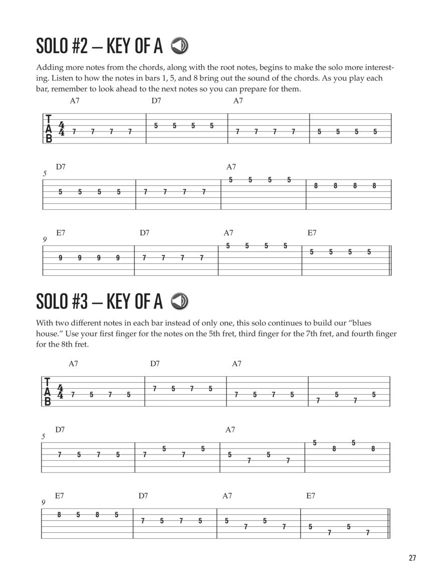Hal Leonard Guitar Method For Kids - Blues Guitar Book (Book/Ola)