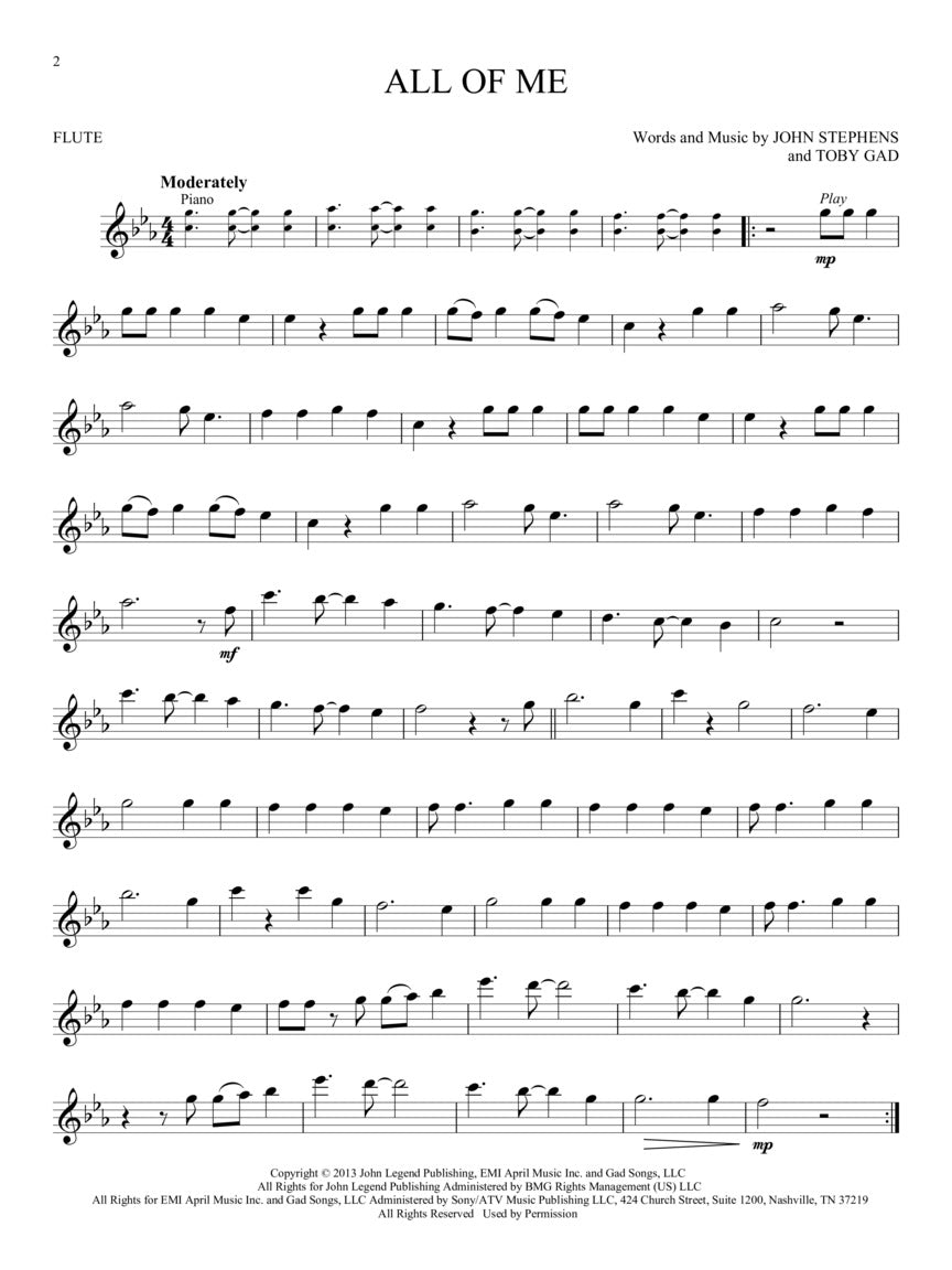 Simple Songs For Flute Play Along Book/Ola