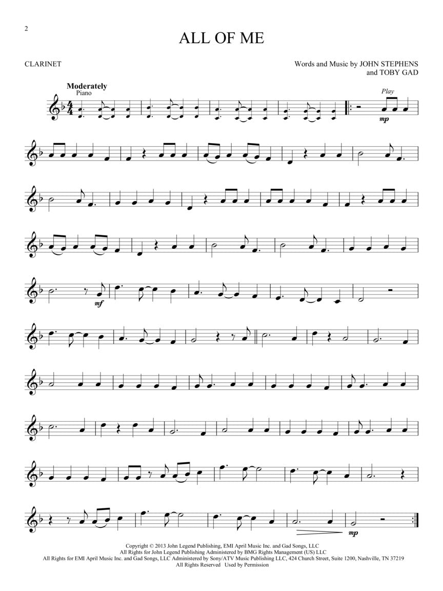 Simple Songs For Clarinet Play Along Book/Ola