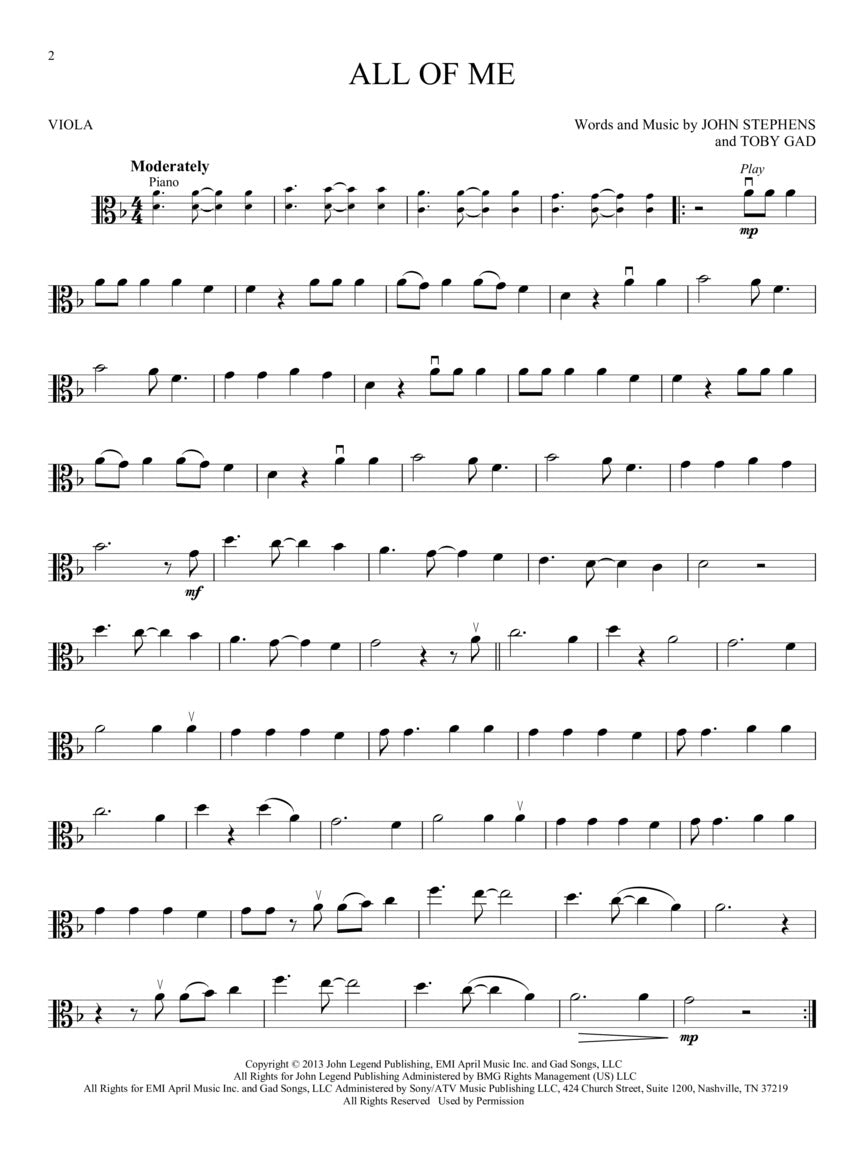 Simple Songs For Viola Play Along Book/Ola