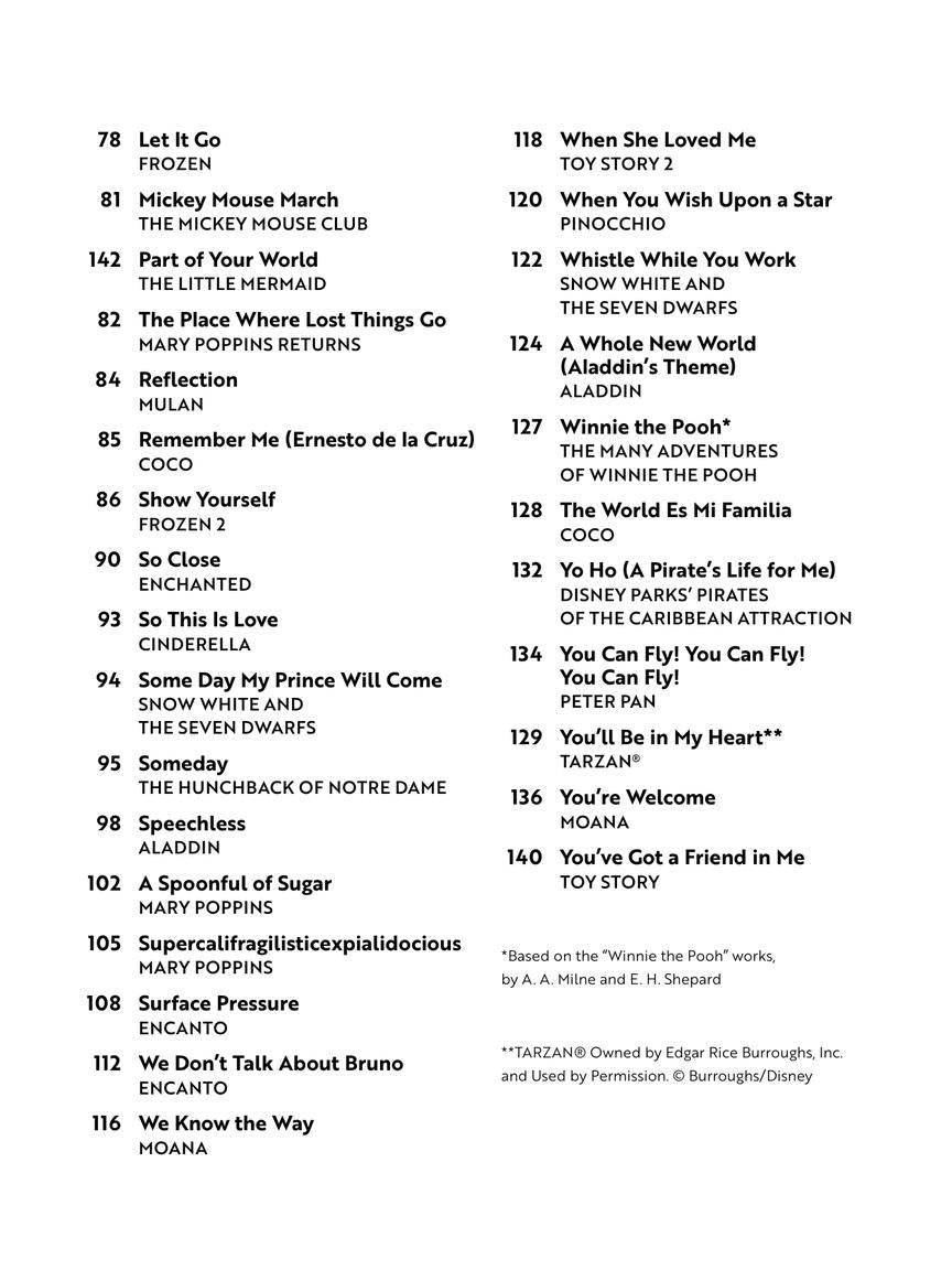 Disney - Strum & Sing Ukulele Book