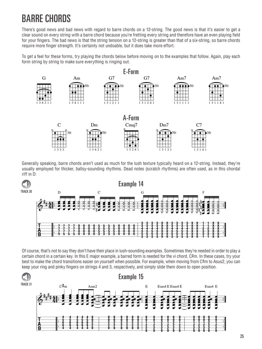 Hal Leonard Guitar Method - 12 String Guitar Book (Book/Ola)