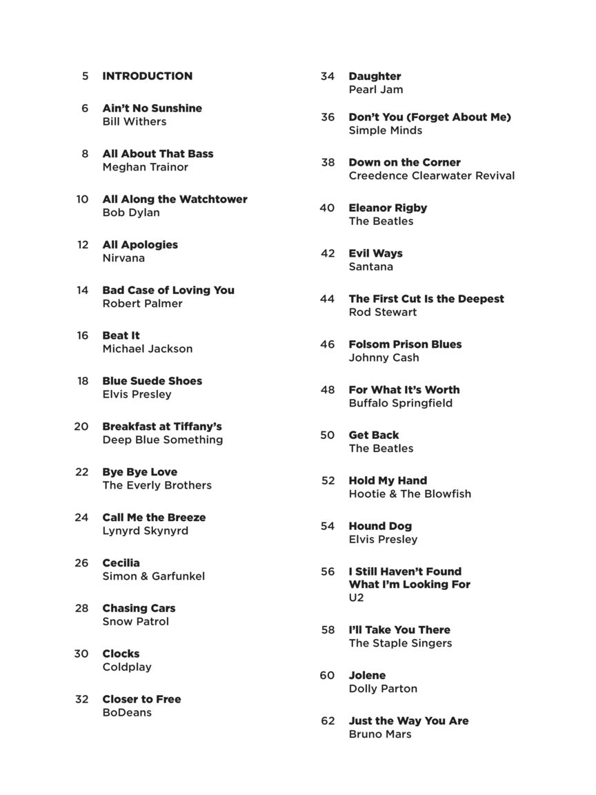 Three Chord Songs - Super Easy Piano Songbook