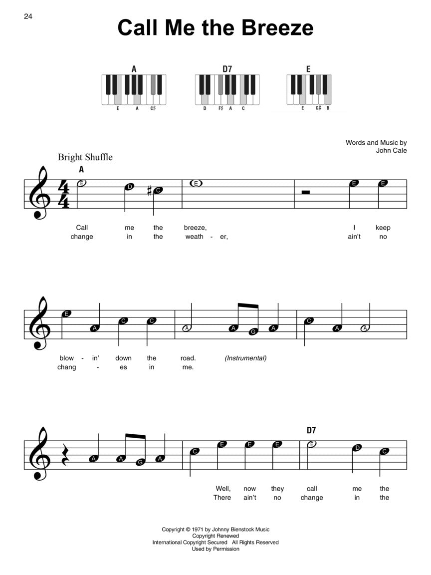 Three Chord Songs - Super Easy Piano Songbook