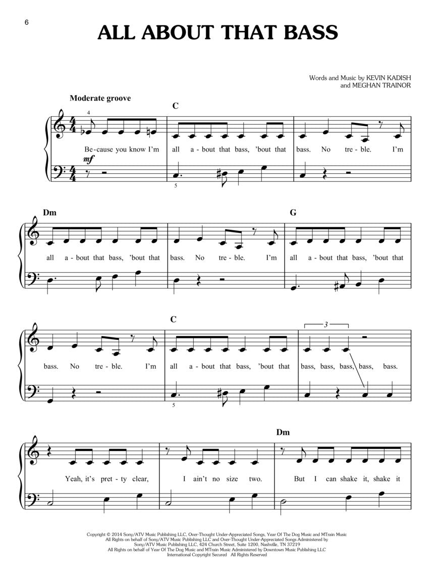 First 50 3-Chord Songs You Should Play On Piano Book
