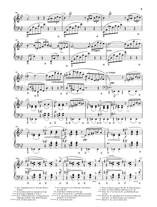 Frederic Chopin - Ballades Urtext Edition Book