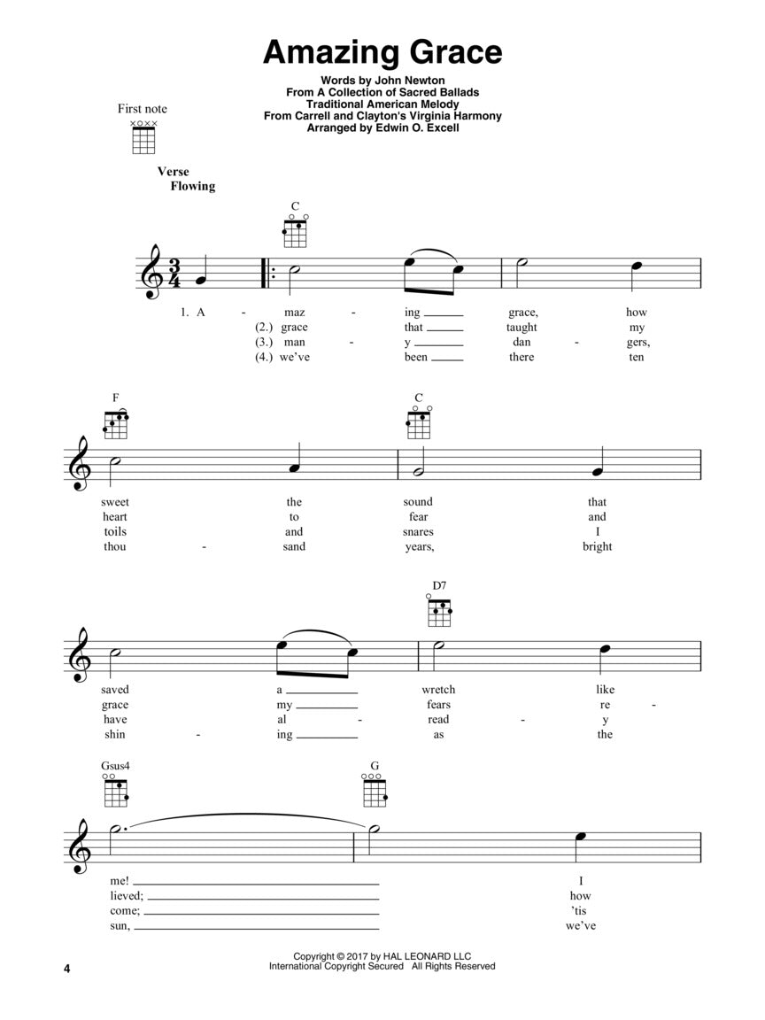 First 50 Songs You Should Play On Baritone Ukulele Book