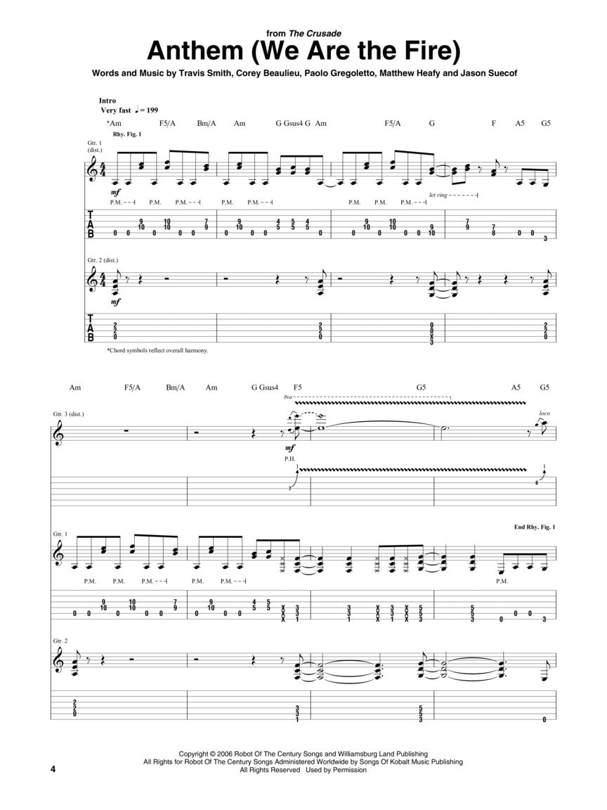 Trivium - Guitar Tab Anthology Book