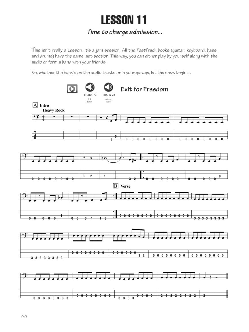 FastTrack Bass Guitar Method Starter Pack (Book/Olm)