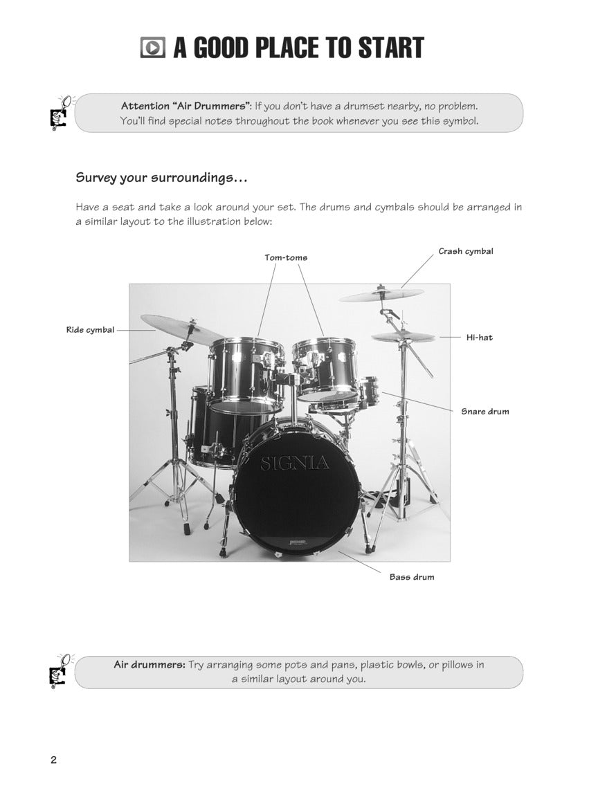 Fasttrack Drums - Method Starter Pack Book/Olm Percussion
