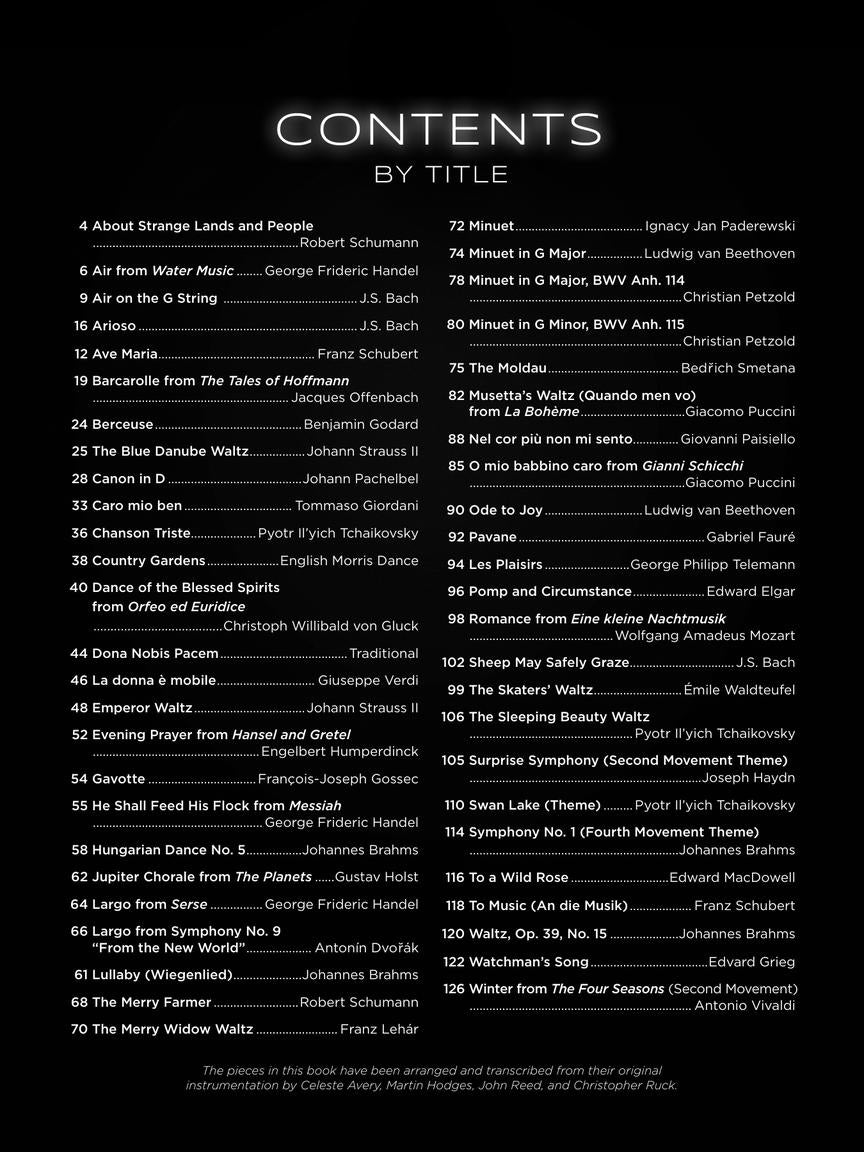 First 50 Classical Pieces You Should Play On The Violin Book