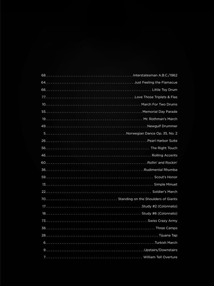 First 50 Solos You Should Play On Snare Drum Book
